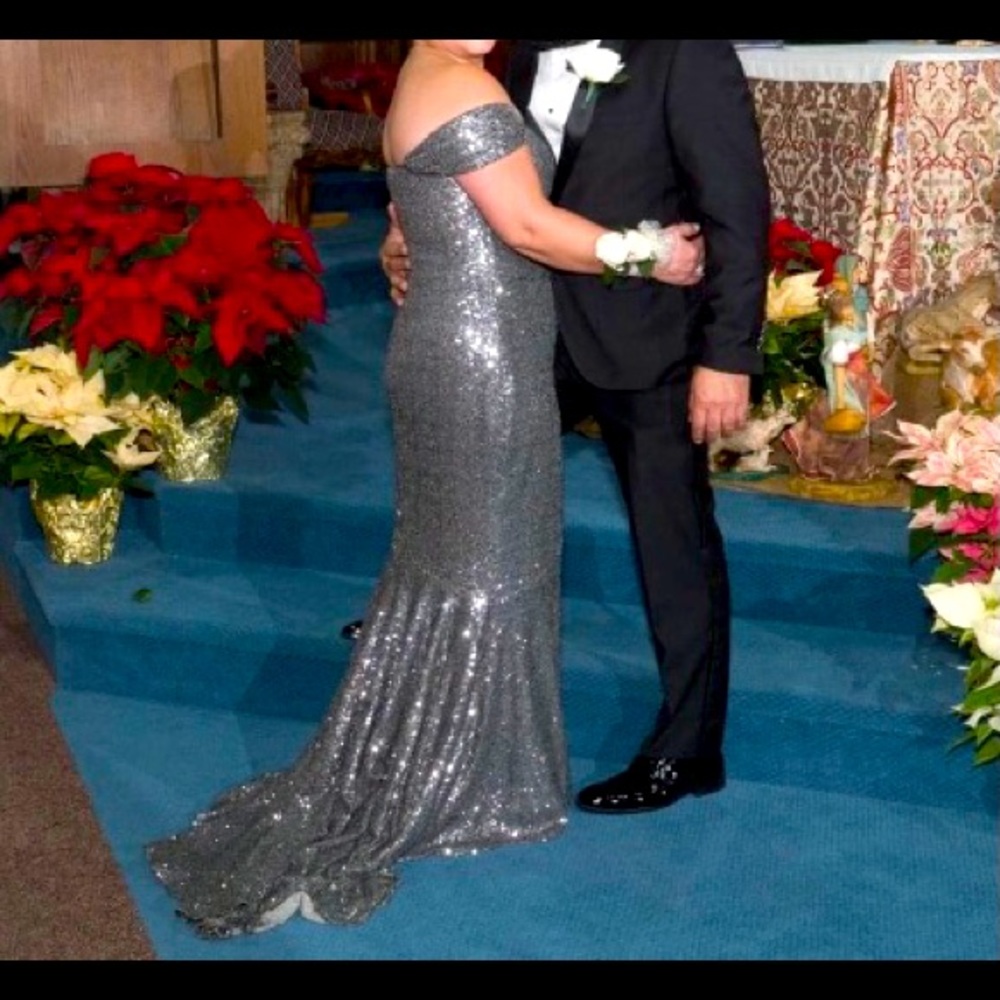 Sequin Evening Gown
